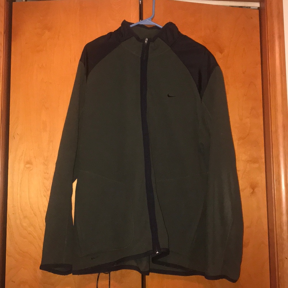 Olive Green Nike Zip up